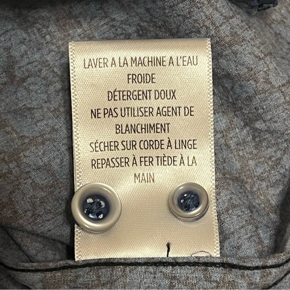 Robert Graham Men’s buttondown Shirt, Navy blue and black, size L - Picture 11 of 13